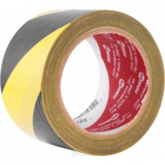Fita zebrada sem adesivo 70 mm x 200 m, NOVE54