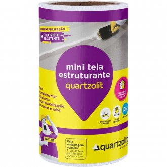 Tela estruturante para refor�o de impermeabiliza��o, 21 cm x 5 metros, 0334.00000.0085RL QUARTZOLIT