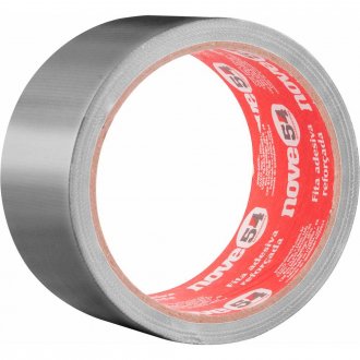 Fita adesiva refor�ada, 50 mm x 10 m prata, NOVE54