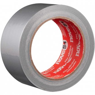 Fita adesiva refor�ada, 50 mm x 25 m prata, NOVE54