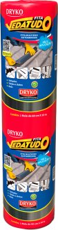 Fita adesiva imperme�vel com manta asf�ltica, 60 cm x 10 m, Vedatudo Alum�nio, DRYKO