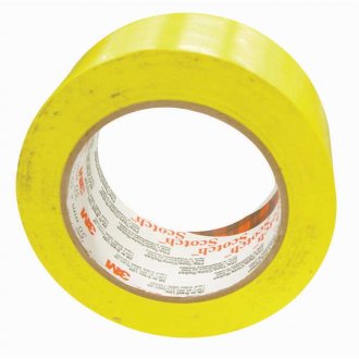 Fita adesiva para demarca��o, 100 mm x 30 m, amarela, 471, HT000031878, 3M