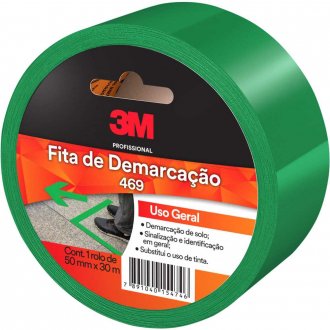 Fita de Demarca��o solo, verde, 50 mm x 30 m, 3M