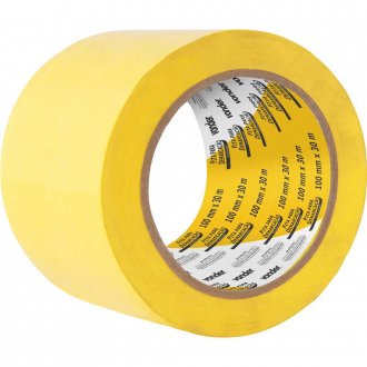 Fita adesiva para demarca��o, 100 mm x 30 m, amarela, VONDER