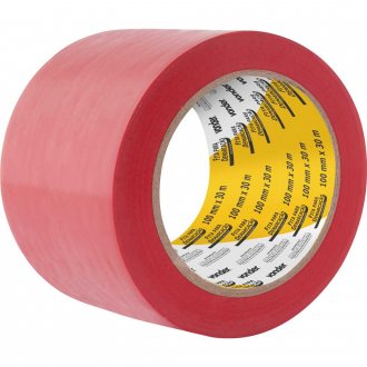 Fita adesiva para demarca��o, 100 mm x 30 m, vermelha, VONDER