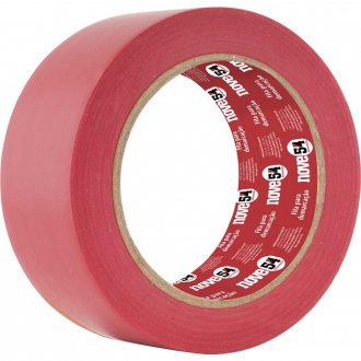 Fita adesiva para demarca��o, 48 mm x 30 m, vermelha, NOVE54