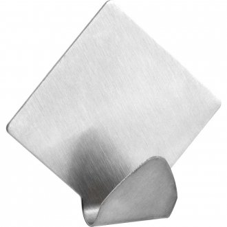 Gancho adesivo losango, em inox, com 2 pe�as, VONDER
