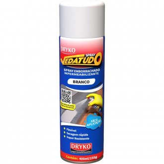 Spray branco impermeabilizante, 400 ml, vedatudo DRYKO