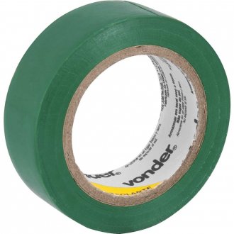 Fita isolante, 19 mm x 10 m, verde, VONDER