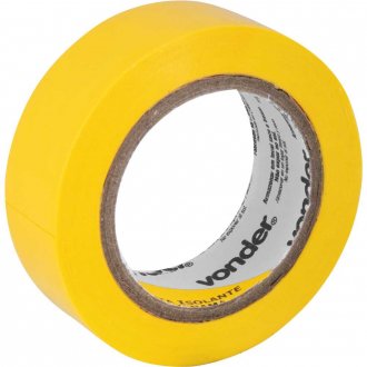 Fita isolante, 19 mm x 10 m, amarela, VONDER