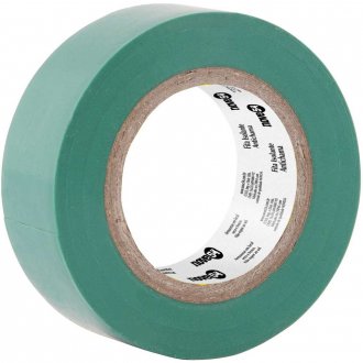 Fita isolante, 19 mm x 10 m, verde, NOVE54