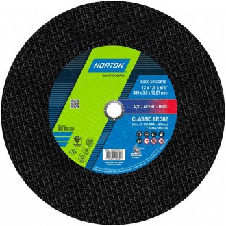 Disco de corte, 300 mm x 3,2 mm x 15,87 mm, Classic NORTON