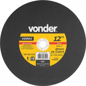 Disco de corte 300 mm x 3,2 mm x 25,40 mm VDR02, VONDER
