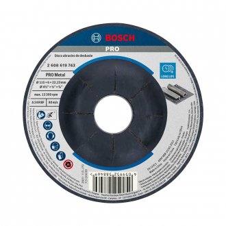 Disco de desbaste 115,0 mm x 6,0 mm x 22,23 mm, Standard, BOSCH