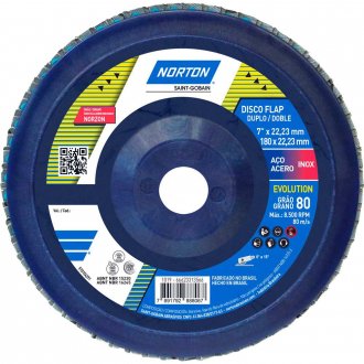 Flap-disc, disco de desbaste/acabamento, 7