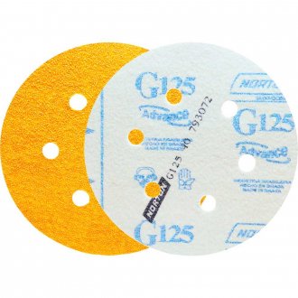 Disco de lixa com costado em pluma 152 mm, G 40, G 125, NORTON