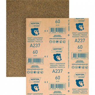 Lixa madeira A-237 gr�o 60 NORTON