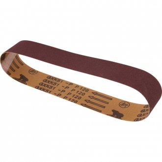 Lixa em cinta, 50 mm x 686 mm, G 120, embalagem com 5 pe�as, VONDER