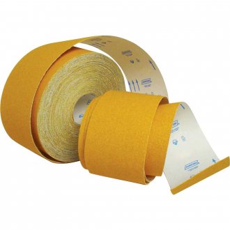 Rolo de lixa para madeira, 120 mm x 45 m, gr�o 100, costado de papel refor�ado, G125, NORTON