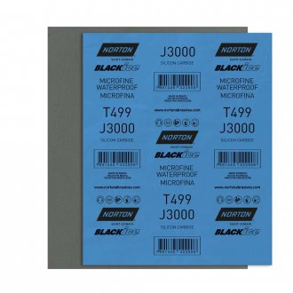 Lixa em folha d'�gua T-499, gr�o 3.000, NORTON