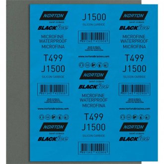 Lixa em folha d'�gua T-499, gr�o 1.500, NORTON