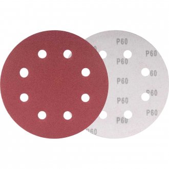 Disco de lixa com costado em pluma 180 mm, gr�o 60, para a lixadeira LPV 750, VONDER