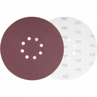 Disco de lixa com costado em pluma 225 mm, gr�o 60, para as lixadeiras LPV 400B, LPV 600, LPV 925, LPV 950B e LPV 1000, VONDER