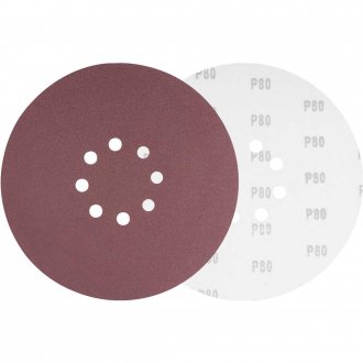 Disco de lixa com costado em pluma 225 mm, gr�o 80, para as lixadeiras LPV 400B, LPV 600, LPV 925, LPV 950B e LPV 1000, VONDER