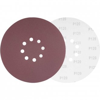 Disco de lixa com costado em pluma 225 mm, gr�o 120, para as lixadeiras LPV 400B, LPV 600, LPV 925, LPV 950B e LPV 1000, VONDER