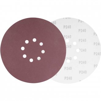 Disco de lixa com costado em pluma 225 mm, gr�o 240, para as lixadeiras LPV 400B, LPV 600, LPV 925, LPV 950B e LPV 1000, VONDER