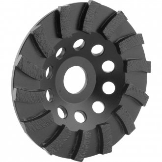 Rebolo diamantado, 125 mm turbo, para lixadeira de concreto, LCV 1010, VONDER