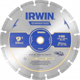 Disco de corte diamantado, 230 mm x 22,2 mm, segmentado, IW47902 IRWIN