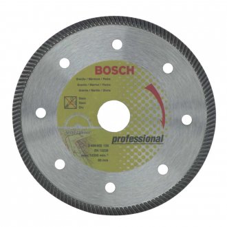Disco de corte diamantado, 125 mm x 20 mm, Expert Turbo, 2608602138/2608602714, BOSCH