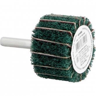 Roda com haste para remo��o e acabamento, 40 mm x 25 mm, gr�o 180, VONDER