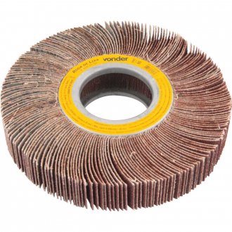 Roda de lixa, 150 mm x 25 mm, sem haste, gr�o 60 VONDER