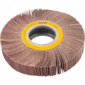 Roda de lixa, 150 mm x 25 mm, sem haste, gr�o 120 VONDER