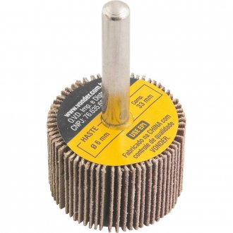 Roda de lixa 30 mm x 20 mm com haste, gr�o 120, VONDER
