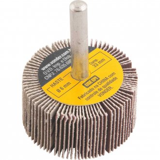 Roda de lixa 40 mm x 20 mm com haste, gr�o 220 VONDER