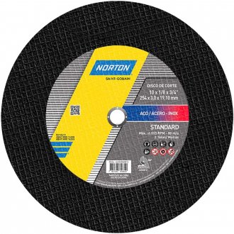 Disco de corte STANDARD, 254 mm x 3,2 mm x 19,05 mm, 66252850813 NORTON