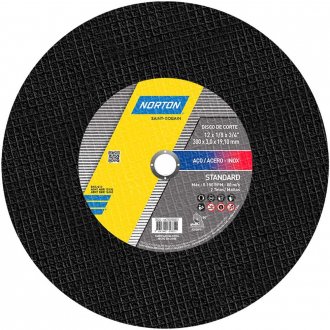 Disco de corte STANDARD, 300 mm x 3,2 mm x 19,05 mm, 66252850817 NORTON