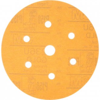 Disco de lixa, 152 mm, gr�o 60, 7 furos, 216U, HB004143267 3M
