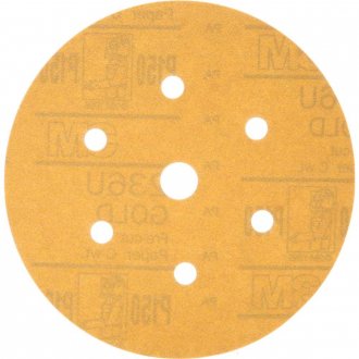 Disco de lixa, 152 mm, gr�o 320, 7 furos, 236U, HC000619631 3M
