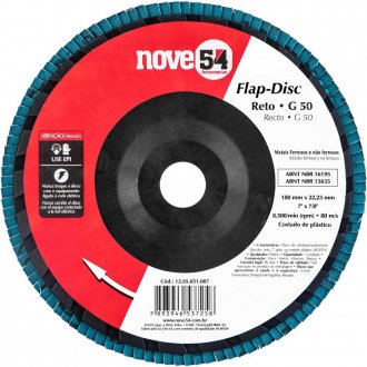 Flap-disc, disco de desbaste/acabamento, 7
