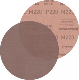 Disco de lixa telado com costado em pluma, 152 mm, gr�o 220, M220 MESHPOWER NORTON