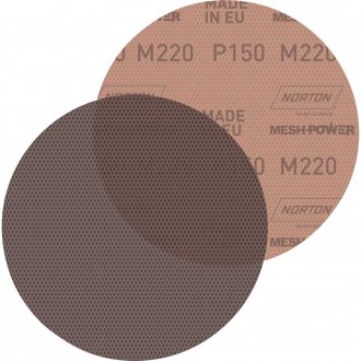 Disco de lixa telado com costado em pluma, 225 mm, gr�o 150, M220 MESHPOWER NORTON