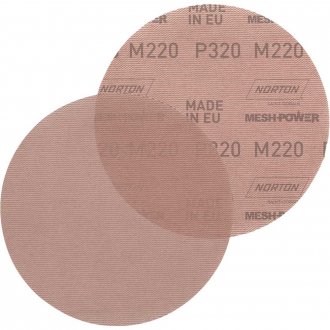 Disco de lixa telado com costado em pluma, 225 mm, gr�o 320, M220 MESHPOWER NORTON