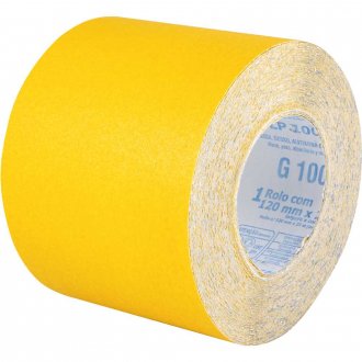 Lixa costado de papel em rolo, 120 mm x 25 m, gr�o 100, LP 100, VONDER