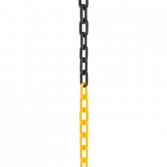 Corrente pl�stica 10 mm amarela e preta VONDER
