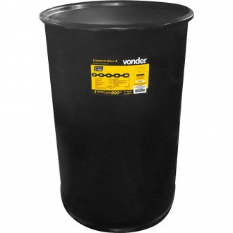 Corrente de a�o grau 8, elo curto, 6 mm, 1,15 tonelada for�a (tf), VONDER