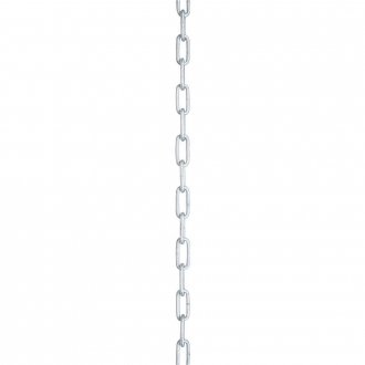 Corrente zincada, com elo longo, 3,2 mm - 1/8